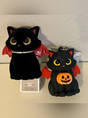 Bath & Body Works Witch Cat Scent Control Nightlight Wallflower + Pocketbac Set
